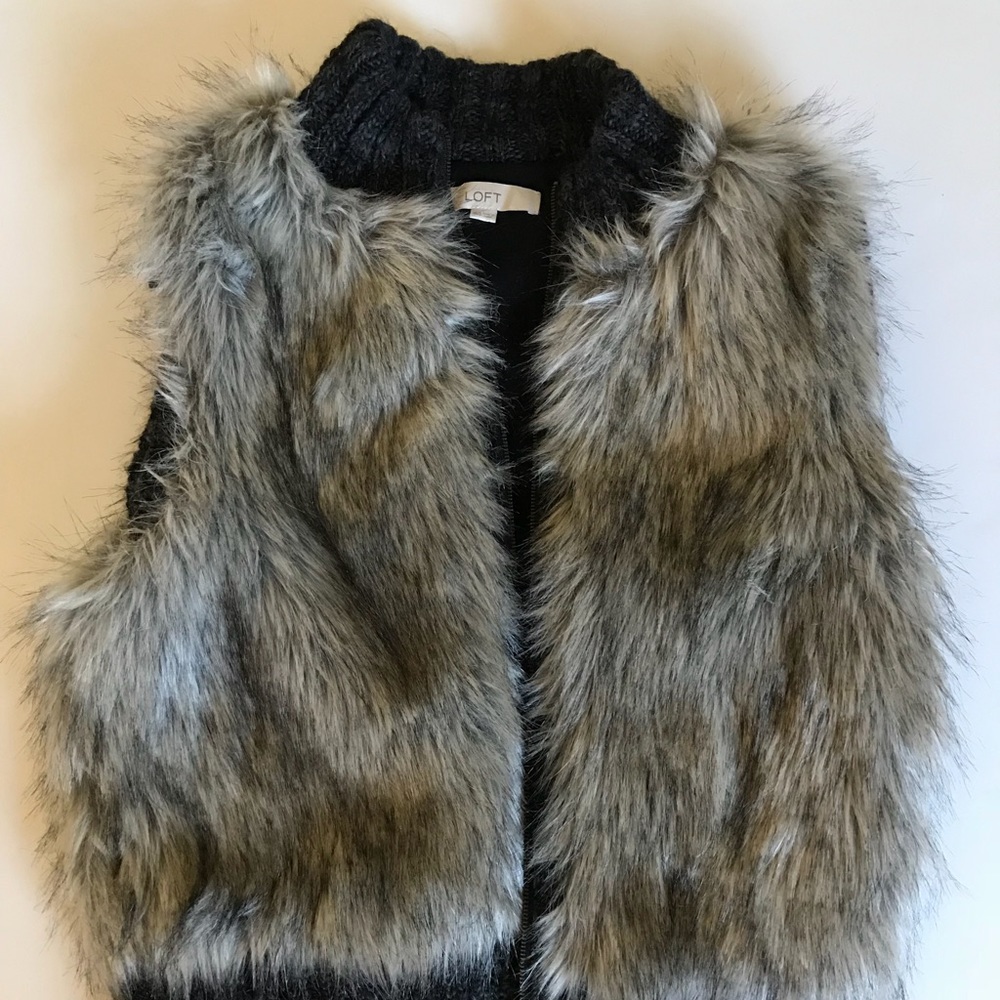 Loft furry vest